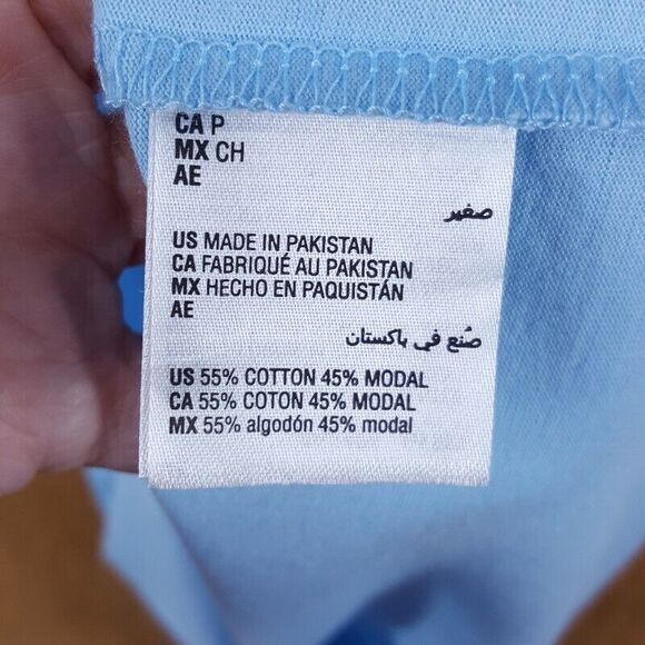 CLUB ROOM Shirt Mens Medium Light Blue Pullover T-Shirt Soft Comfort Tee - Picture 4 of 7